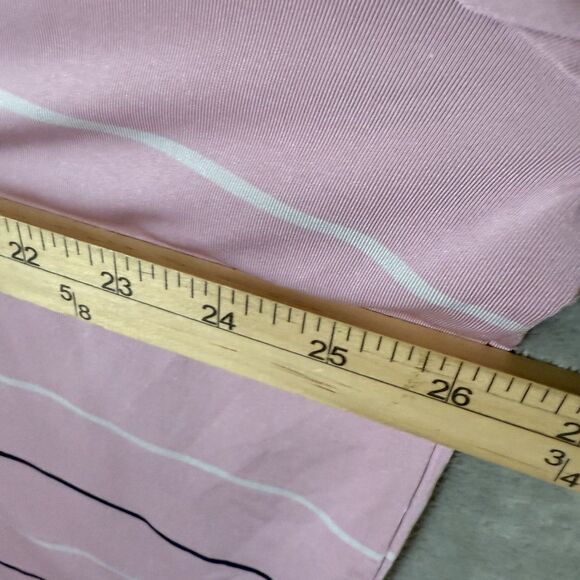 Polo Ralph Lauren Men XL Pink Striped Big Pony Logo SS Preppy Performance READ - Picture 5 of 7